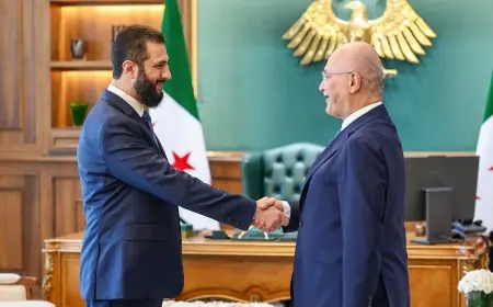 Berhem Salih ile Ahmed Şara sığınmacıların geri dönüşünü görüştü