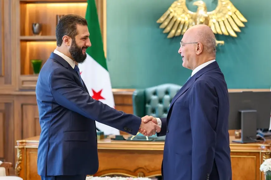 Berhem Salih ile Ahmed Şara sığınmacıların geri dönüşünü görüştü