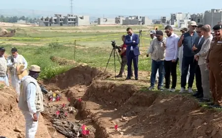 Ninova’da 3 toplu mezar: Naaşların Peşmergeye ait olduğu iddiası