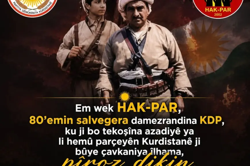 HAK-PAR, 80’emîn Salvegera Damezrandina KDPê, Pîroz Kir