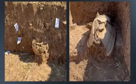 Kürdistan Bölgesi’nde tarihi keşif: 2 bin 100 yıllık tabut ve hamile kadın heykeli bulundu!