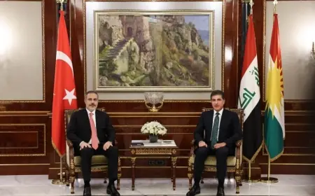 Hakan Fidan, Başkan Neçirvan Barzani ve Başbakan Mesrur Barzani ile görüştü