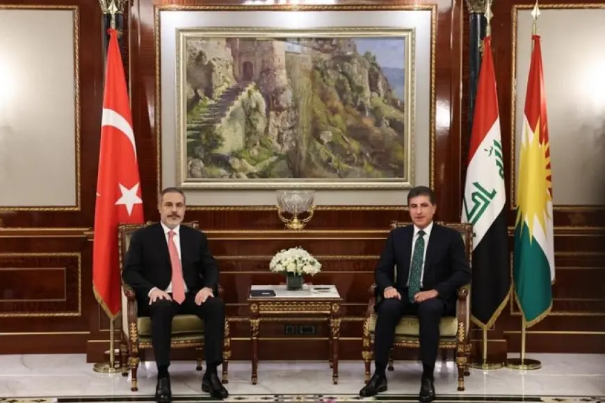 Hakan Fîdan bi Nêçîrvan Barzanî û Mesrûr Barzanî re rûdanên dawî nirxandin