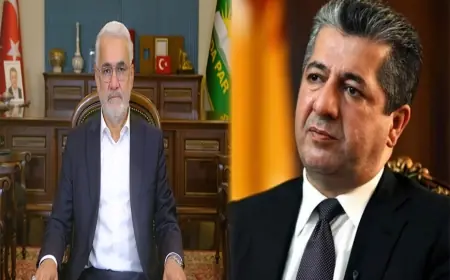 HÜDA PAR lideri Yapıcıoğlu’ndan Mesrur Barzani’ye geçmiş olsun mesajı