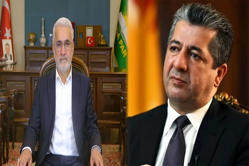 HÜDA PAR lideri Yapıcıoğlu’ndan Mesrur Barzani’ye geçmiş olsun mesajı