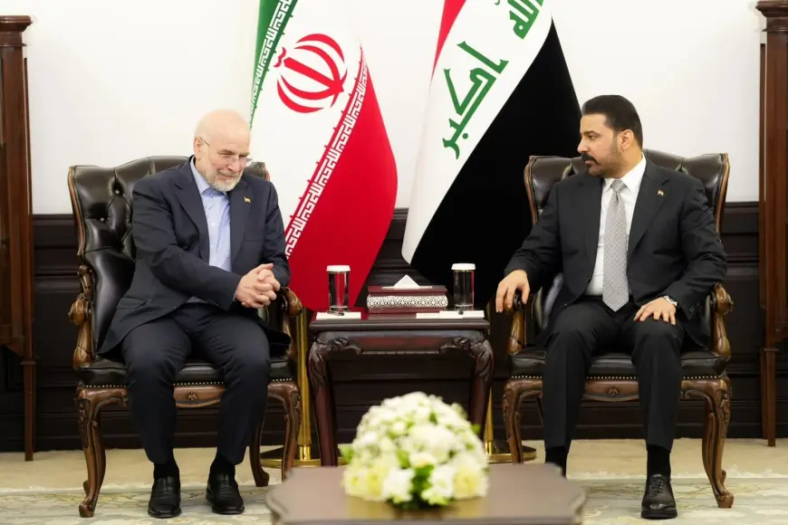 Irak Başbakanı Zeydi ve İran Meclis Başkanı Kalibaf Bağdat’ta görüştü