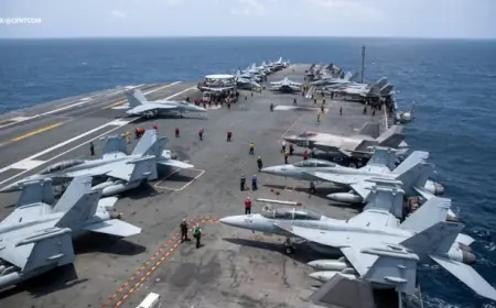 ABD’nin USS George Washington uçak gemisi Ortadoğu’ya ulaştı