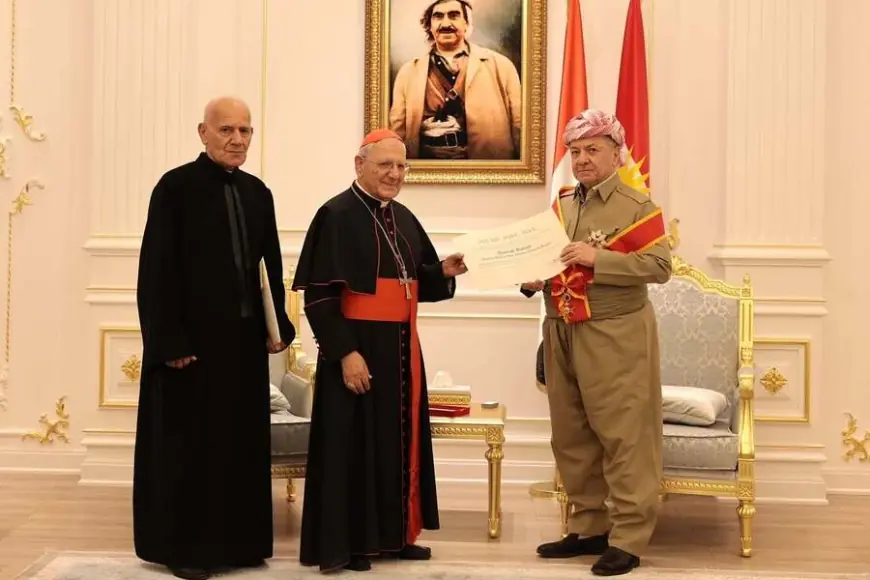 Başkan Barzani’ye Vatikan Papası’ndan yüksek düzeyde onur nişanı