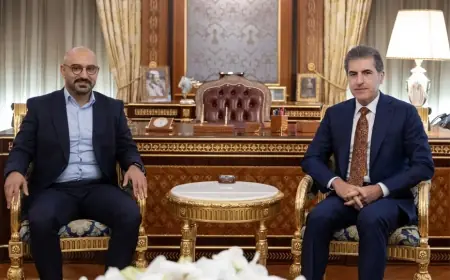 Neçirvan Barzani, Almanya Parlamentosu’nun Kürt milletvekilini kabul etti