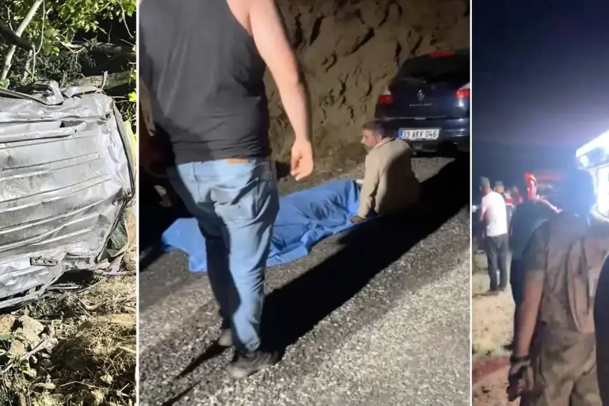 Bingöl'de feci kaza: Araç uçuruma yuvarlandı 4 ölü 5 yaralı