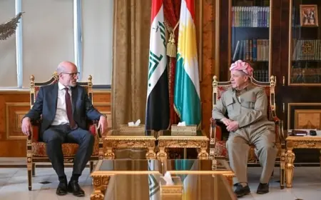 Başkan Barzani, Almanya'nın Erbil Başkonsolosu ile görüştü