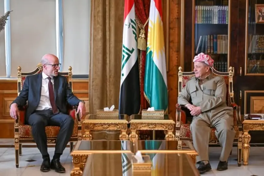 Başkan Barzani, Almanya'nın Erbil Başkonsolosu ile görüştü
