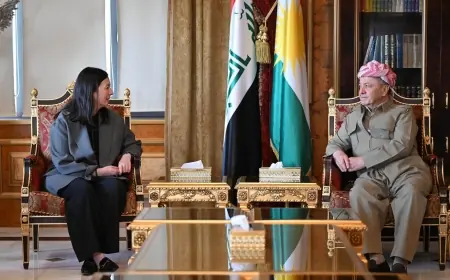 Başkan Barzani, Victoria Taylor ile Erbil-Bağdat ilişkilerini görüştü