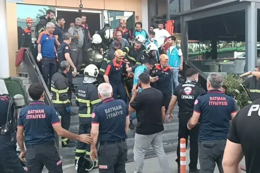 Batman’da spor salonunda yangın: 3 ölü, 9 yaralı