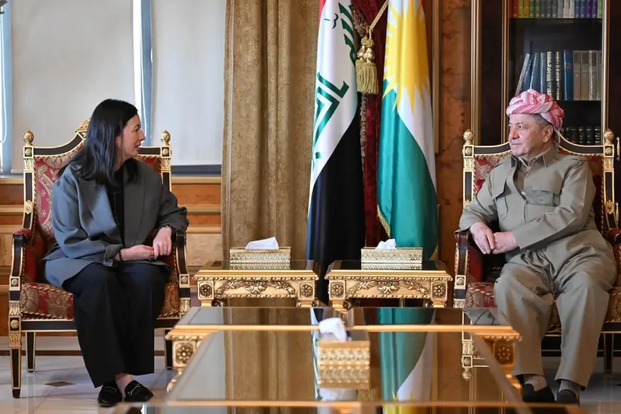 Başkan Barzani, Victoria Taylor ile Erbil-Bağdat ilişkilerini görüştü
