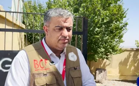 Barzani Yardım Vakfı, Afrin kırsalındaki Cinderes’te su kuyularını yeniledi