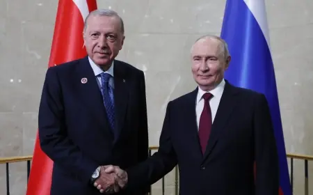 Erdoğan, Rusya Devlet Başkanı Putin ile bir araya geldi