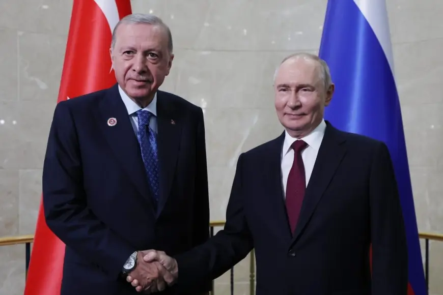 Erdoğan, Rusya Devlet Başkanı Putin ile bir araya geldi