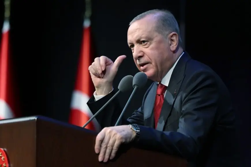 Erdoğan: Yasanın uygulanması için PKK'nin fiilen silah bırakması ve tasfiye olması gerekir