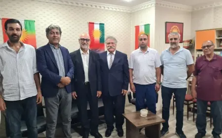 Vurhan Jaf ile  Jasin Kaplan'dan HAK-PAR'a ziyaret