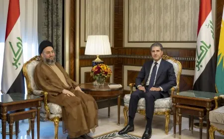 Neçirvan Barzani, Ammar el-Hekim'i kabul etti: Erbil-Bağdat sorunları masada