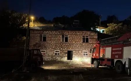 Elazığ'da evde çıkan yangında iki kişi hayatını kaybetti
