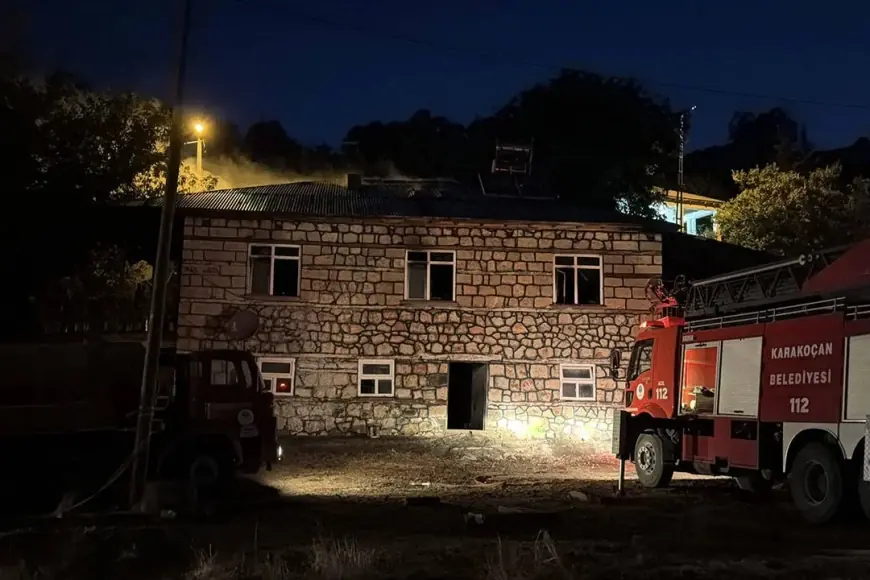 Elazığ'da evde çıkan yangında iki kişi hayatını kaybetti