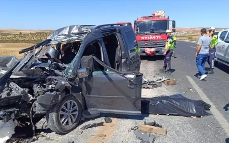 Urfa’da feci kaza: 4 ölü, 2 ağır yaralı