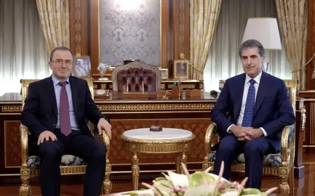 Neçirvan Barzani, Rusya’nın Irak Büyükelçisi’ni kabul etti
