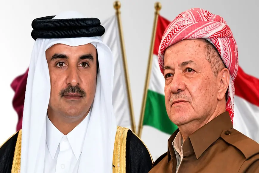 Mîrê Qeterê sersaxiyê li Serok Barzanî dike