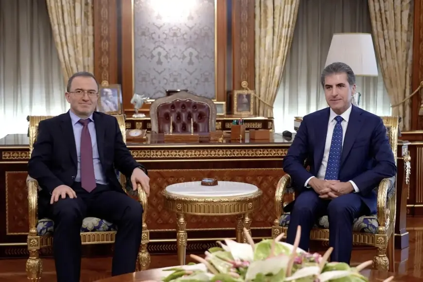 Neçirvan Barzani, Rusya’nın Irak Büyükelçisi’ni kabul etti