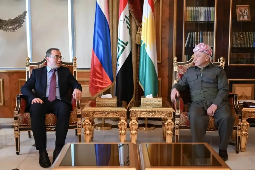 Barzani, Rusya’nın Irak Büyükelçisi Kutraşev’i kabul etti