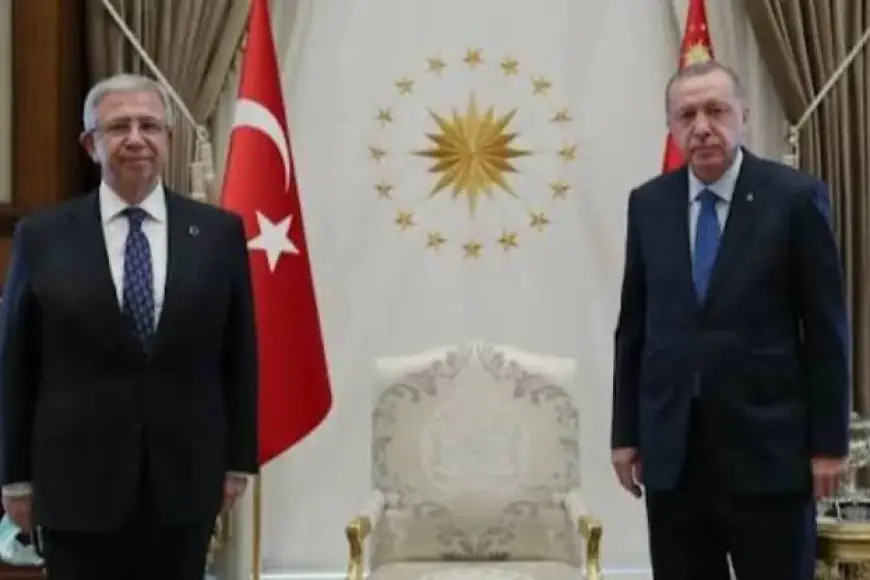 Erdoğan, Mansur Yavaş ile bir araya geldi