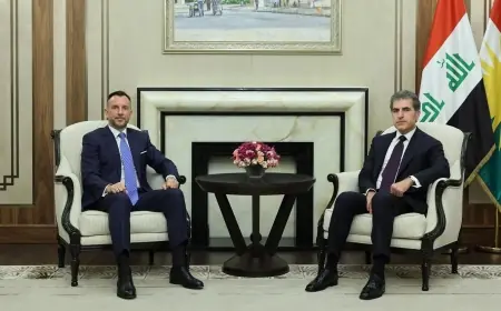 Neçirvan Barzani ve İtalya Büyükelçisi Erbil-Bağdat ilişkilerini görüştü