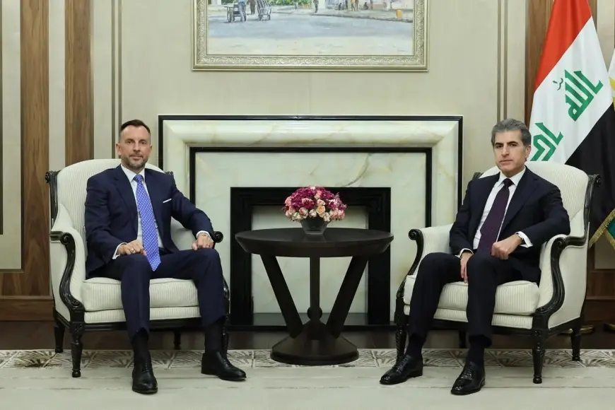 Neçirvan Barzani ve İtalya Büyükelçisi Erbil-Bağdat ilişkilerini görüştü
