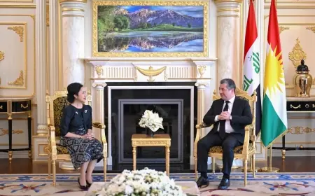 Mesrur Barzani, Tayland Büyükelçisi ile bir araya geldi
