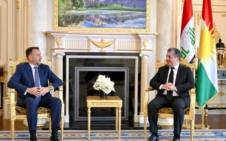 Mesrur Barzani, İtalyan Büyükelçi ile görüştü