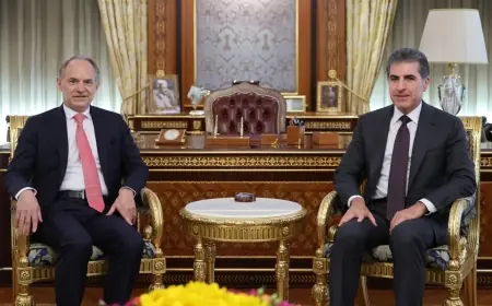 Neçirvan Barzani, Fransa’nın yeni Erbil Başkonsolosu’nu kabul etti