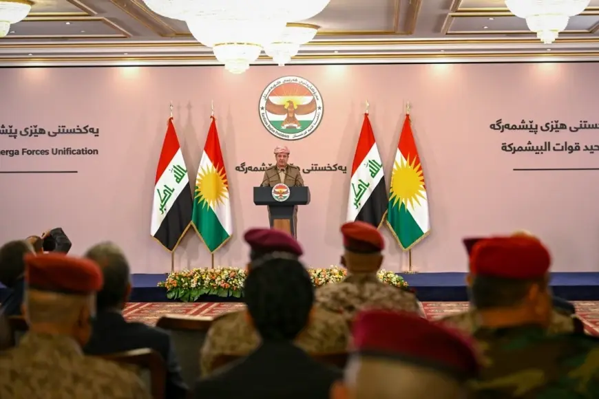 Mesrur Barzani: Tüm Peşmerge güçleri Bakanlık çatısı altında toplandı