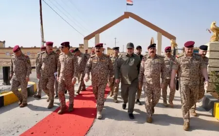 Irak Genelkurmay Başkanı ve üst düzey askeri heyet Şengal’de