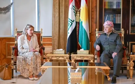 Başkan Barzani, Fransa Senatosu heyetini kabul etti
