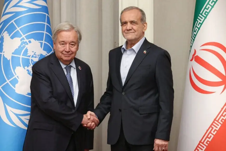 BM Sözcüsü Dujarric: Guterres, Pezeşkiyan ile görüşecek