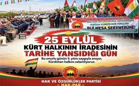HAK-PAR’dan Kürdistan Bağımsızlık Referandumu’nun Yıl Dönümü Mesajı