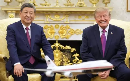 Trump Beyaz Saray'da Şi Cinping'i ağırladı! 'Birlikte çalışmaya devam edeceğiz' mesajı