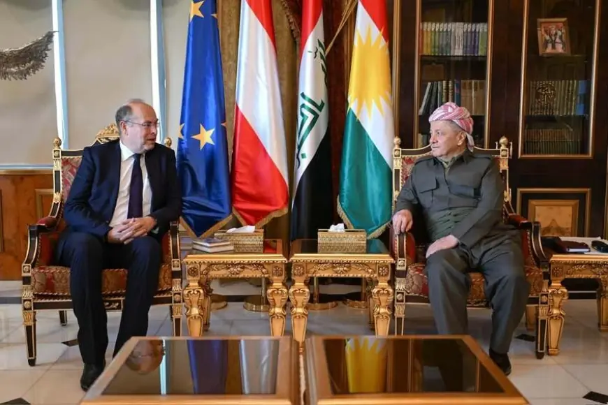 Başkan Barzani ile Avusturya Büyükelçisi Irak ve bölgeyi görüştü