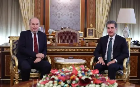 Neçirvan Barzani Avusturya'nın Bağdat Büyükelçisi'ni kabul etti