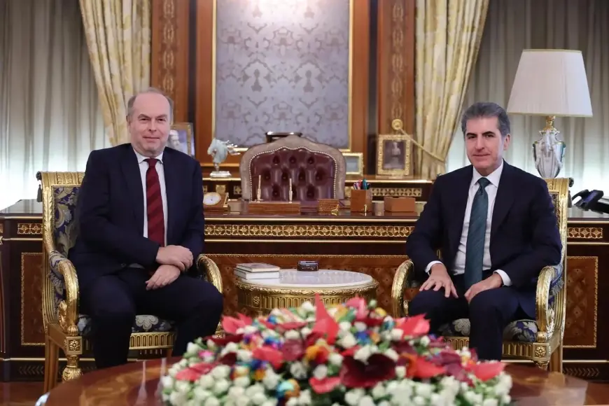 Neçirvan Barzani Avusturya'nın Bağdat Büyükelçisi'ni kabul etti