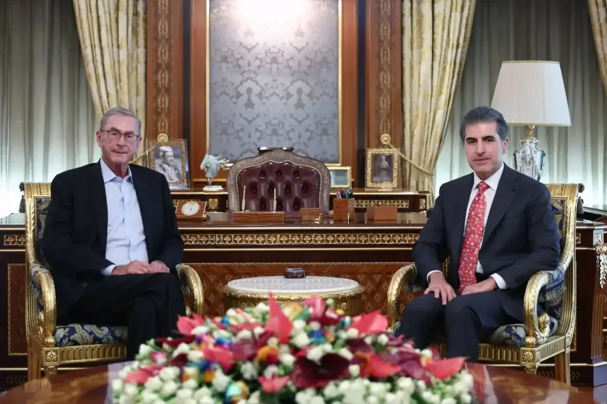 Neçirvan Barzani, İngiliz siyasetçi Lord Michael Ashcroft’u kabul etti