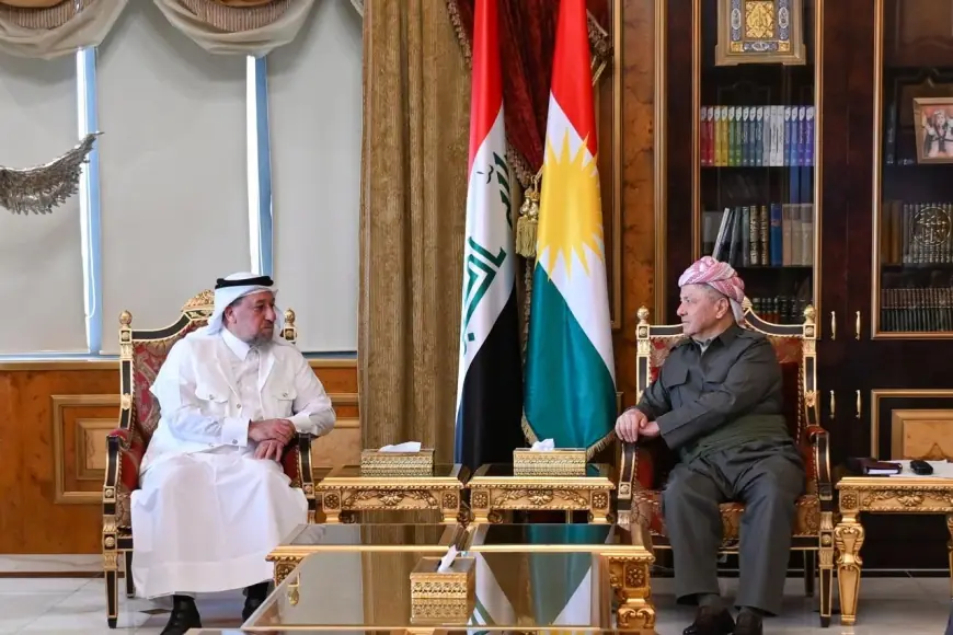Başkan Barzani Siyade Koalisyonu Başkanı Hamis Hancer ile görüştü