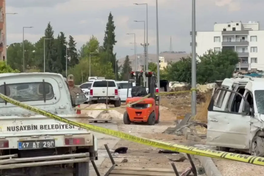 Mardin'de belediye ekiplerine araç çarptı: 1 işçi hayatını kaybetti, 2 yaralı